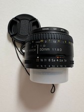 Nikon AF Nikkor 50mm f/1.8D Camera Lens