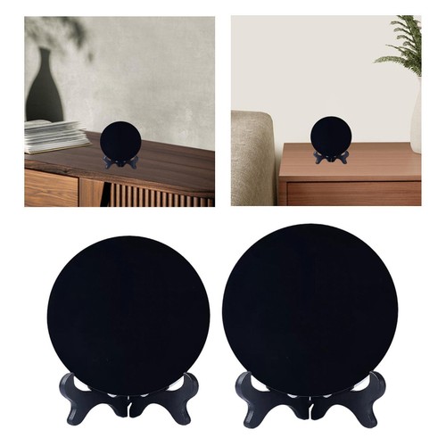 Obsidian mirror black circle - obsidian,