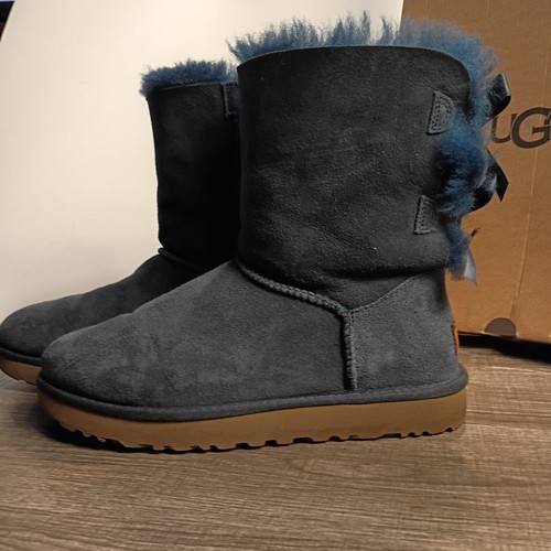 Ugg bailey bow navy blue - ugg,