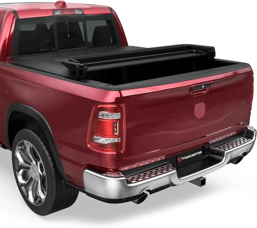 Soft quad truck bed tonneau - soft,