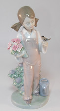 Lladro 7 1/2" Young Girl With