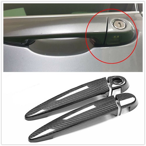 Carbon fiber door handle trim - carbon,
