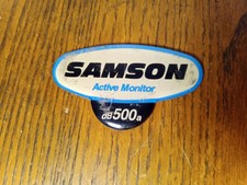  Samson dB500a Active Monitor Speaker Grille Logo Badge Emblem Genuine