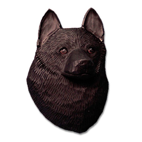 Schipperke head plaque - head,
