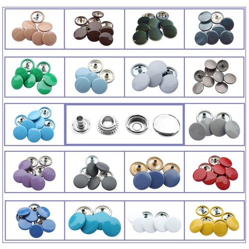 Colourful snap fasteners - snap, press