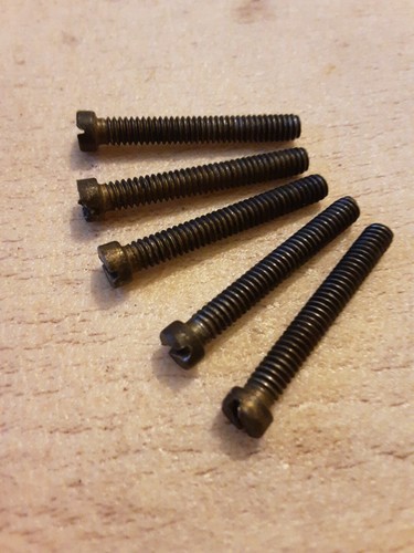 Meccano 111d brass bolts - x,