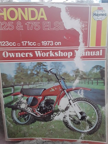 Haynes manual honda 125 175 - haynes,