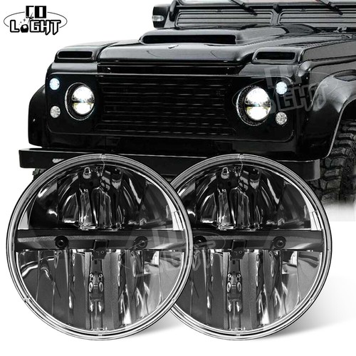 Black 7inch pair led headlight - pair,