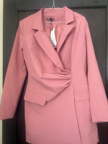 Zara rose pink blazer - blazer, type