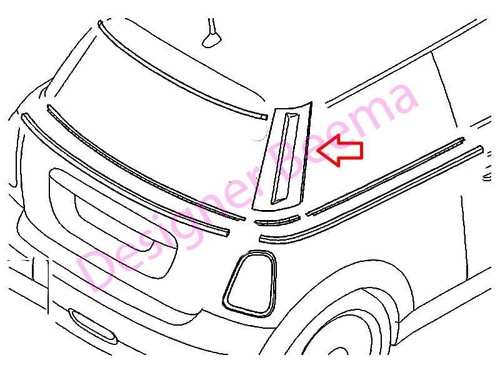 Mini r56 rear - r56, cover