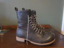 Ma+ Maurizio Amadei Bison Leather Boots