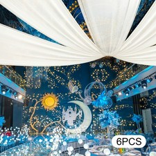 Modern Chiffon Ceiling Drapes
