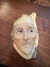 Bossons Chalkware Head 'Scrooge' 1981 5.5" Tall