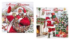 Pack of 12 Square Foiled