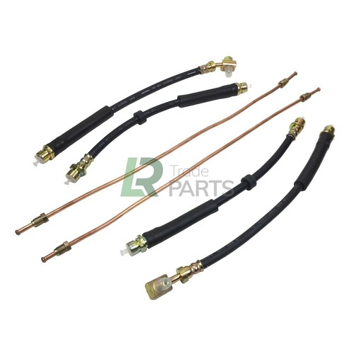 Rear brake pipes - rear,