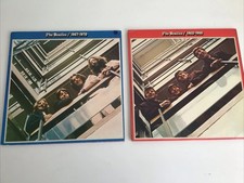 THE BEATLES ORG DOUBLE RED & BLUE VINYL LP's ' 1962-1966 & 1967-1970 '