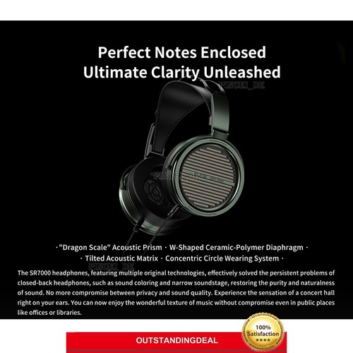 Aune sr7000 wired headphones - sr7000,