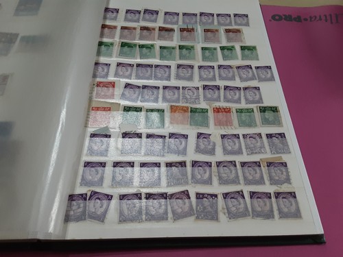Stamp album with - some, used