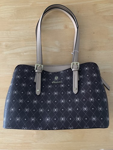 Gionni monogram brown beige - monogram,