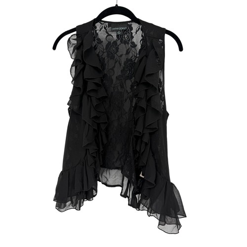 Cynthia rowley black ruffle - cynthia,