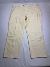 Peter Millar Men's Chino Trousers Pale Yellow Size 42
