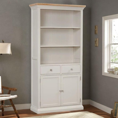 Painted large bookcase - large,