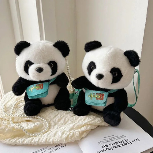 Panda plush backpack stuffed - panda,