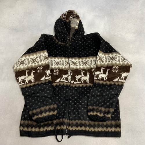 Vintage knitted hoodie - knitted,