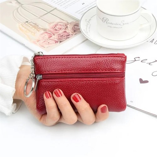 Women key ring leather mini - key,