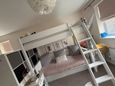 Alspace White High Sleeper