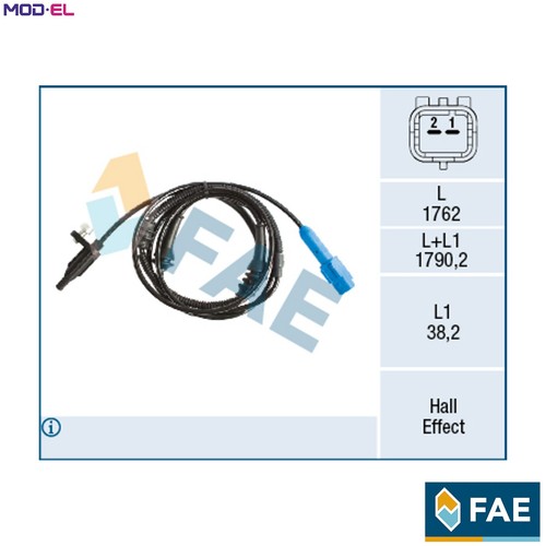 Sensor wheel speed 78516 for - sensor,