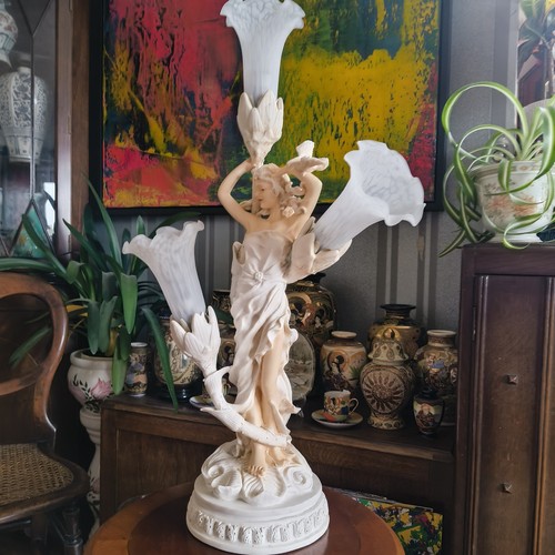 Large 69cm art nouveau figural - large,
