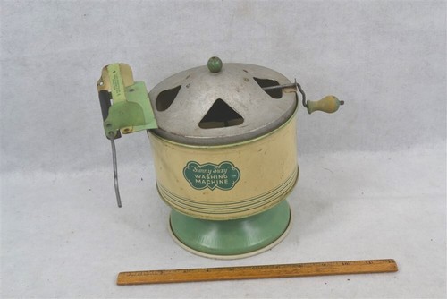 Antique toy washing machine - toy,