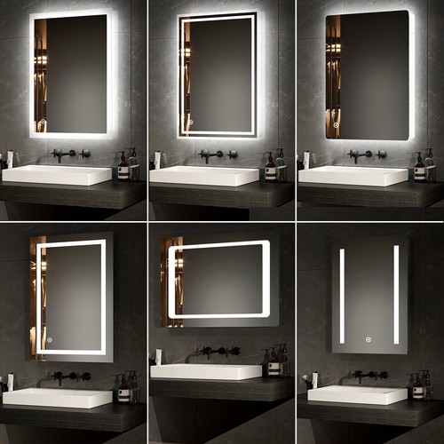 Emke led bathroom mirror - mirror, with
