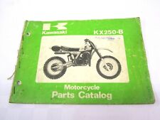 Kawasaki KX250-B Motorcycle Parts Catalog