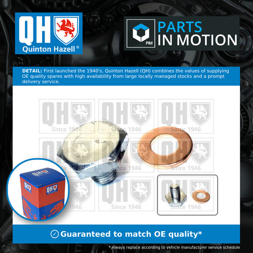 Sump plug fits - sump, fusion