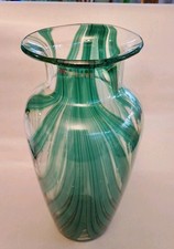 Large Art Glass Green With