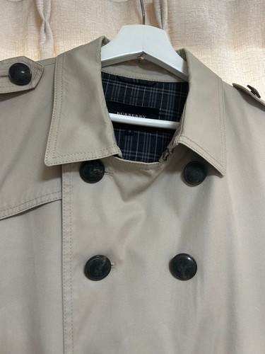 Burberry black label trench - black,