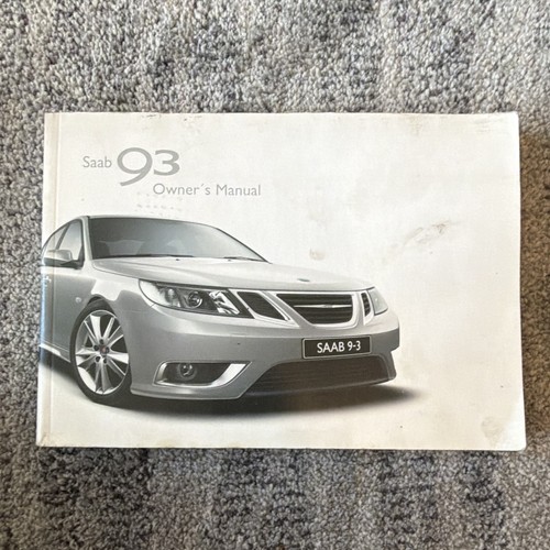 Saab owners manual - saab, book
