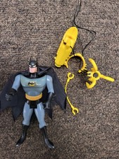 VINTAGE KENNER BATMAN ANIMATED RARE COMBAT BELT BATMAN FIGURE NEAR COMPLETE