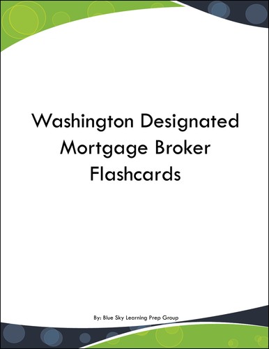 Washington designated mortgage - designated,