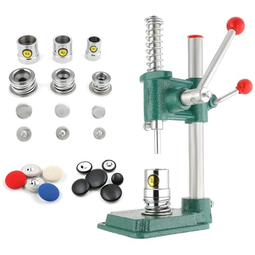 Button making machine fabric - making,