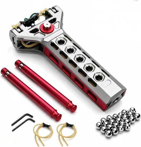 Semi automatic slingshot for - semi-automatic,