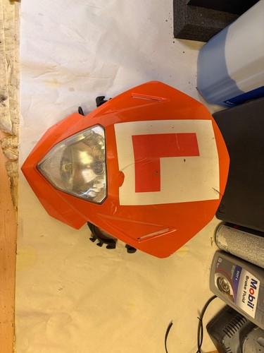 Headlight front panel plastic - headlight,