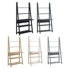 Ladder desk shelves - desk,