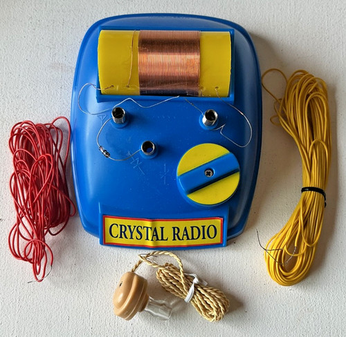Crystal radio educational - crystal,