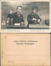 Postcard children artist card