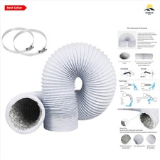 4-Inch Aluminum Ducting 10 Ft