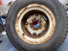 Front 5 stud wheel + 23x10.50-12 tyre X Jacobsen Turfcat T422d 4wd mower £50+VAT