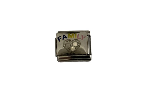 Silver love family italian - silver,